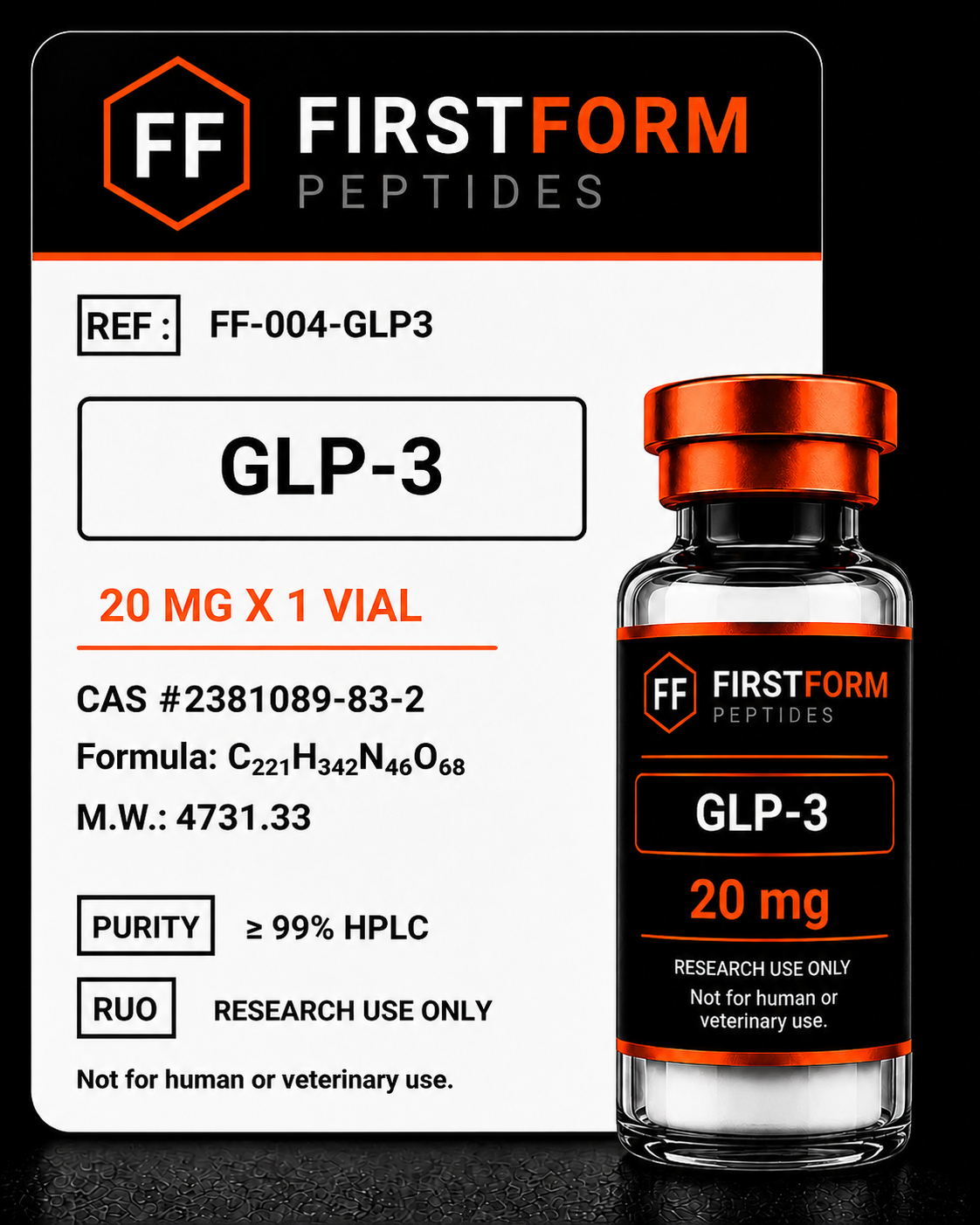 Shop Research Peptides & Reference Compounds · FirstForm Peptides