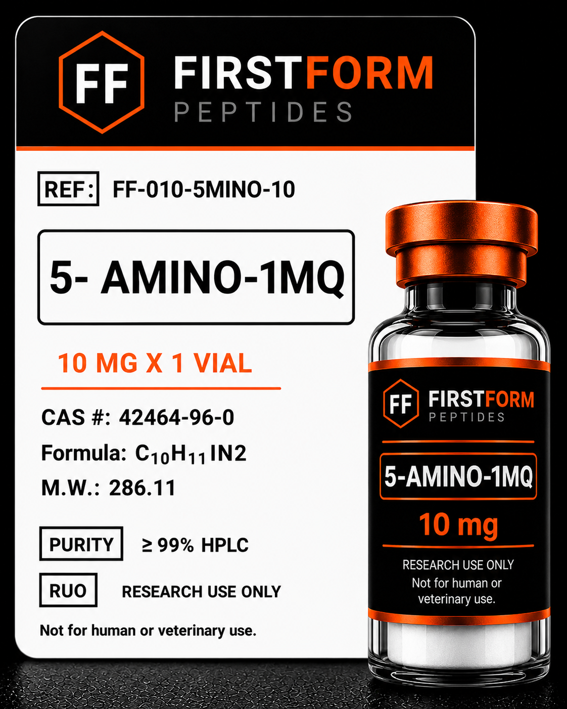 5-Amino-1MQ 10 mg · FirstForm Peptides